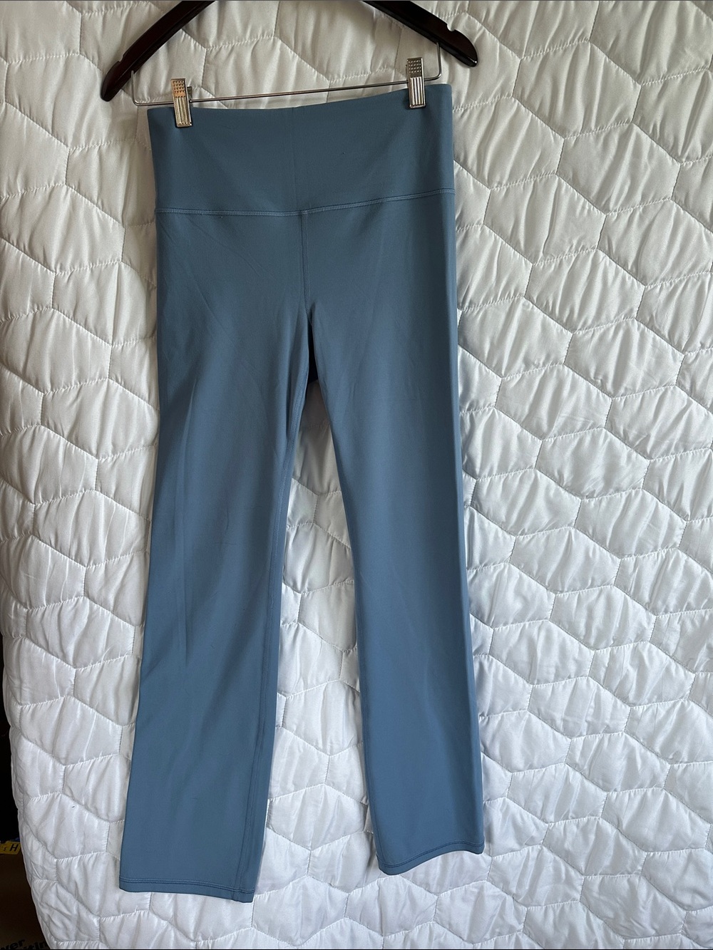 Athleta Elation Straight Leg Pant in Soft Blue